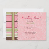 G Girl Invitation Kaart (Achterkant)