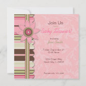 G Girl Invitation Square Kaart (Achterkant)