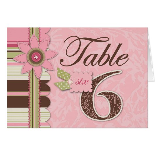 G Girl Table Card 6 (Voorkant Horizontaal)