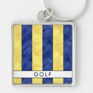 G Golf Nautical Signal Flag + Jouw naam Sleutelhanger