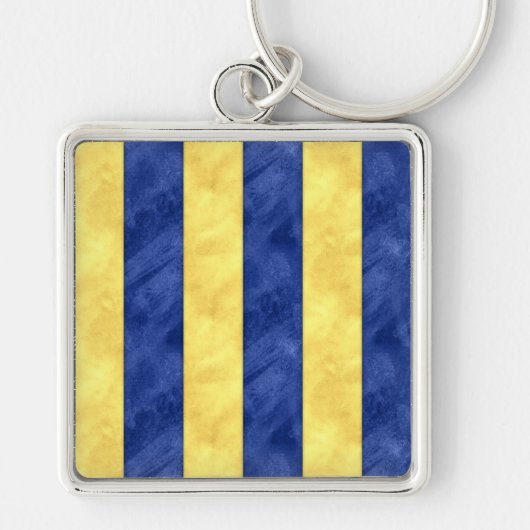 G Golf Waterverf Nautical Signal Maritime Vlag Sleutelhanger (Voorkant)