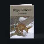 G Grandfather Wonderful Birthday Fox Animal Kaart<br><div class="desc">Fun Opa Birthday Je verdient het om een geweldige Birthday Fox te zien. Een geweldige kaart voor iemand die van dieren en vossen houdt.</div>