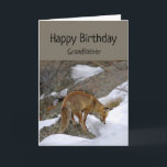 G Grandfather Wonderful Birthday Fox Animal Kaart<br><div class="desc">Fun Opa Birthday Je verdient het om een geweldige Birthday Fox te zien. Een geweldige kaart voor iemand die van dieren en vossen houdt.</div>
