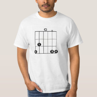 G GUITAR CHORD Value T-Shirt