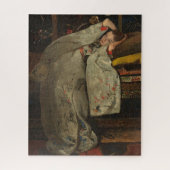 G.H. Breitner, Meisje in een witte Kimono - Fine A Legpuzzel (Verticaal)