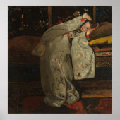 G.H. Breitner, Meisje in een witte Kimono - Fine A Poster (Voorkant)