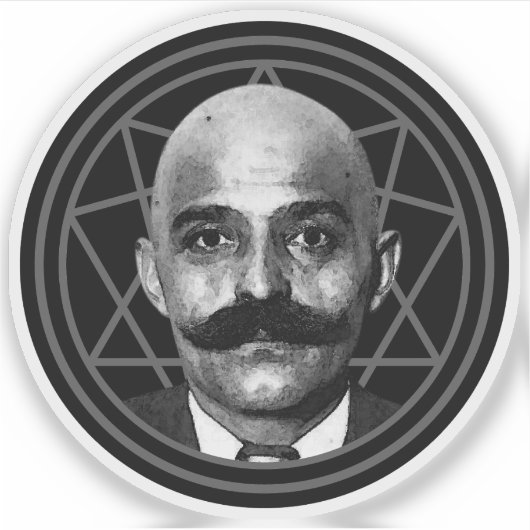 G.I. Gurdjieff De Magus (grijs) Sticker (Voorkant)