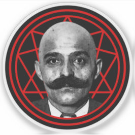 G.I. Gurdjieff De Magus (rood) Sticker