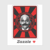 G.I. Gurdjieff De Magus - v2 (rood) Sticker (Vel)