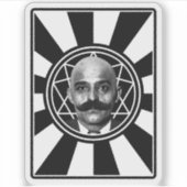 G.I. Gurdjieff De Magus - v2 (wit) Sticker (Voorkant)