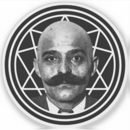 G.I. Gurdjieff De Magus (wit) Sticker