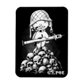G.I. Poe - Een echte zombie held - Magnet Magneet (Verticaal)