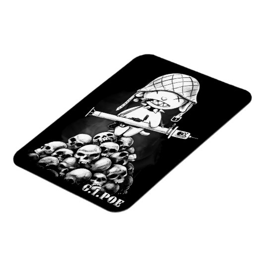G.I. Poe - Een echte zombie held - Magnet Magneet (Linkerzijde)
