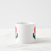 G in een hart (aanpasbaar) espresso kop (Voorkant)