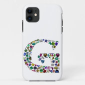 G Initial Gemstone Design Case-Mate iPhone Case (Achterkant)