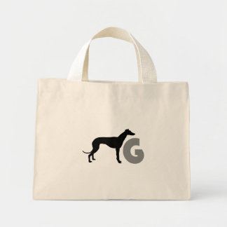 g is voor de grijze zak mini tote bag