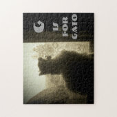 G is voor Gato Legpuzzel (Verticaal)