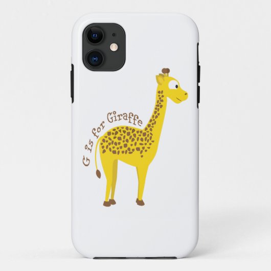 G is voor Giraffe Case-Mate iPhone Case (Achterkant)