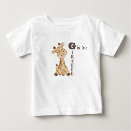 G Is Voor GIRAFFE - Whimsical Giraffe