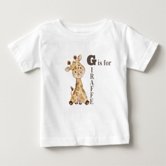 G Is Voor GIRAFFE - Whimsical Giraffe (Voorkant)