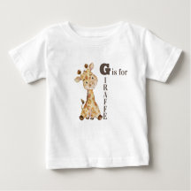 G is voor GIRAFFE - witte Giraffe