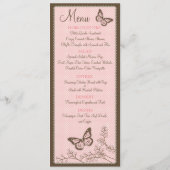 G is voor Girl Menu Card (Achterkant)
