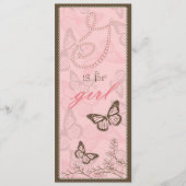 G is voor Girl Menu Card 2 (Voorkant)