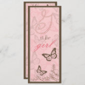 G is voor Girl Menu Card 2 (Voorkant / Achterkant)
