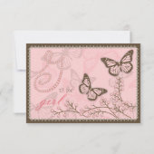 G is voor Girl Place Card SM 2 Kaart (Achterkant)
