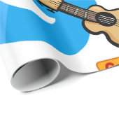 G is voor gitaar cadeaupapier (Rol Hoek)