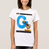 G is voor gitaar t-shirt (Voorkant)