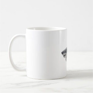 G is voor grote witte haai koffiemok