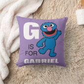 G is voor Grover | Jouw namen toevoegen Kussen (Deken)