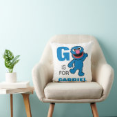 G is voor Grover | Jouw namen toevoegen Kussen (Stoel)