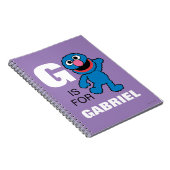 G is voor Grover | Jouw namen toevoegen Notitieboek (Rechterzijde)