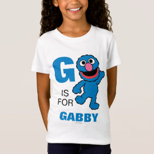 G is voor Grover   Jouw namen toevoegen T-shirt