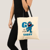 G is voor Grover | Jouw namen toevoegen Tote Bag (Voorkant (product))