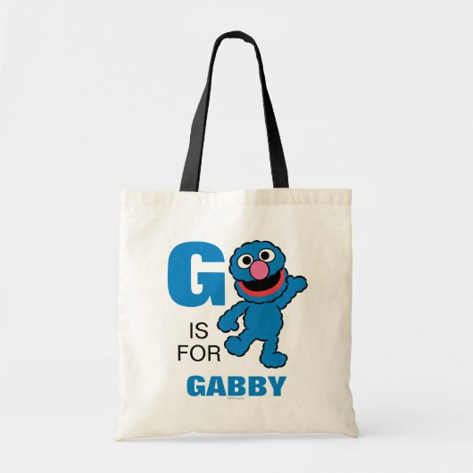 G is voor Grover | Jouw namen toevoegen Tote Bag (Voorkant)