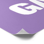 G is voor Grover | Voeg je naam toe Poster (Hoek)