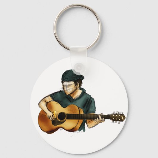 G is voor Guitar Sleutelhanger (Voorkant)