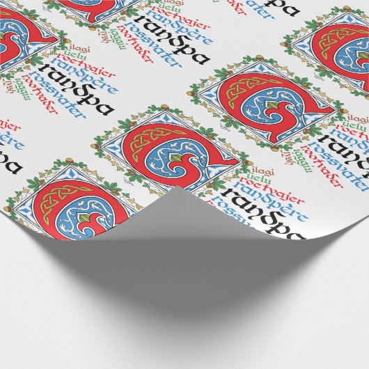 G is voor opa inpakpapier (Hoek)