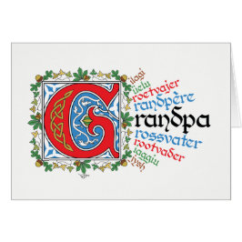 G is voor opa-Kaart