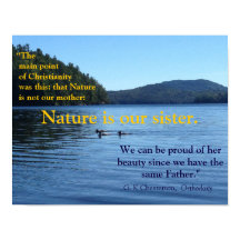 G. K. Chesterton citaat over natuur - poster
