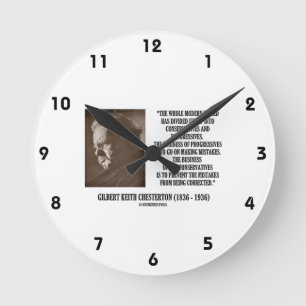 G.K. Chesterton Conservatives Progressives Ronde Klok
