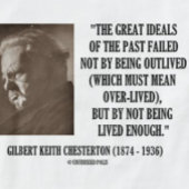 G.K. Chesterton grote deals in het verleden niet l T-shirt