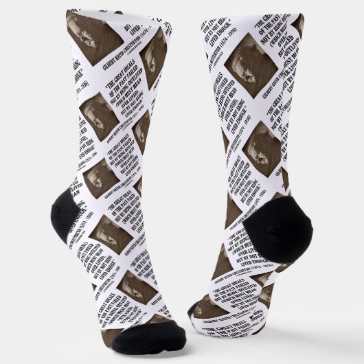 G.K. Chesterton Grote idealen uit het verleden nie Sokken (Gebogen)