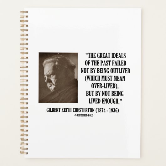 G.K. Chesterton Grote Ideeën Van Het Verleden Niet Planner (Voorkant)