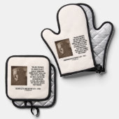 G.K. Chesterton Imagination Insanity Creative Ovenwant & Pannenlap Set (Voorkant / Achterkant)