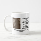 G.K. Chesterton ongemak Adventure Koffiemok (Links)