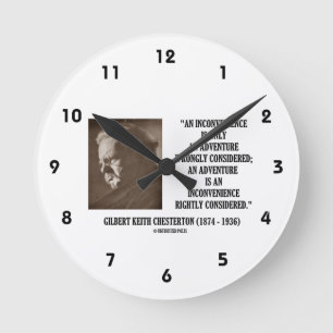 G.K. Chesterton ongemak Adventure Ronde Klok